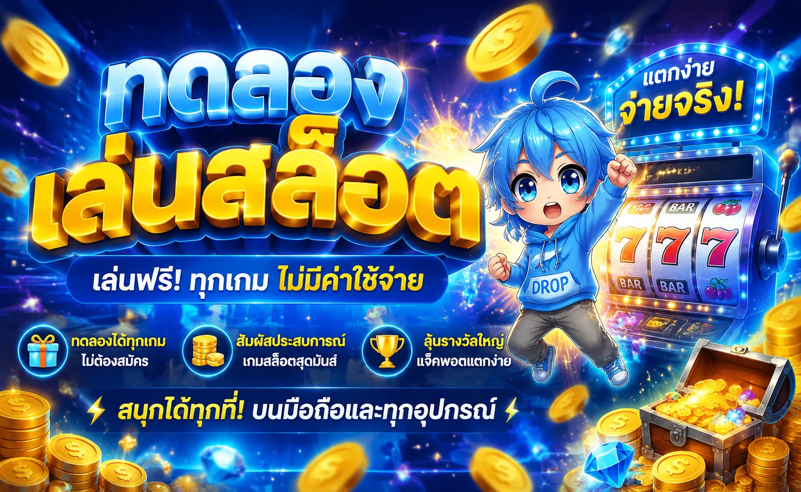 ทดลองเล่นสล็อตฟรี PG SLOT บน 1WIN1